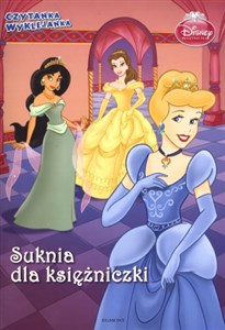 Obrazek Disney Księżniczka Suknia dla księżniczki Czytanka wyklejanka