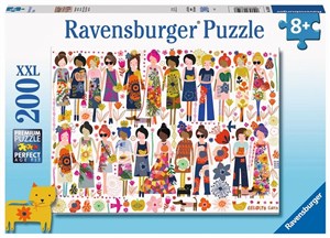 Picture of Puzzle dla dzieci 200 Przyjaciele i kwiaty