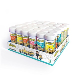 Obrazek Bańki mydlane Minionki 60ml (36szt)