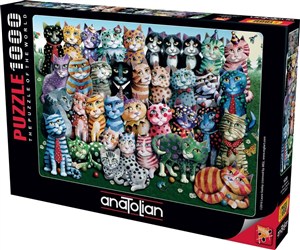 Picture of Puzzle 1000 Zjazd rodzinny kotów