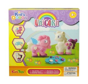 Obrazek Masa plastyczna jednorożce 3szt