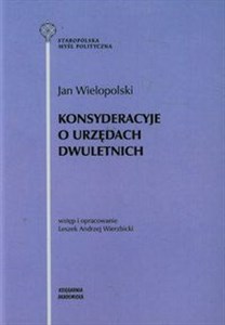 Picture of Konsyderacyje o urzędach dwuletnich