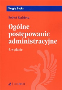 Obrazek Ogólne postępowanie administracyjne Skrypty Becka