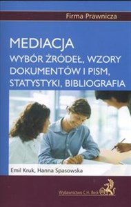 Picture of Mediacja Wybór źródeł wzory dokumentów i pism statystyki bibliografia