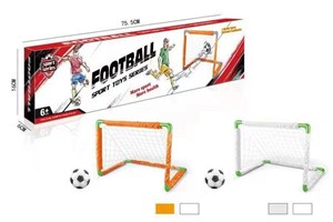 Picture of Zestaw bramka z piłką do nogi 84x62x62cm