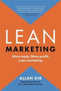 Picture of Lean Marketing More Leads. More Profit. Less Marketing