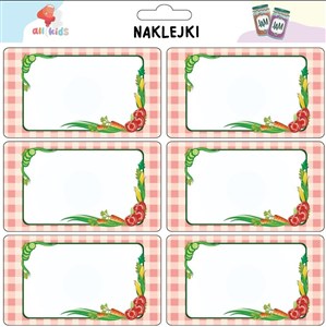 Picture of Naklejki na przetwory i przyprawy Warzywa