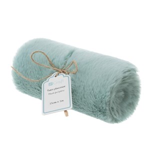 Picture of Futro pluszowe miętowe 15cmx1m