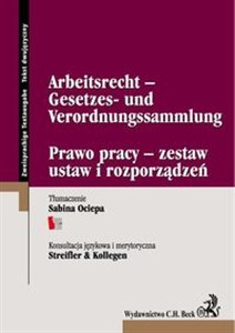 Picture of Arbeitsrecht Gesetzes und Verordnungssammlung  Prawo pracy zestaw ustaw i rozporządzeń