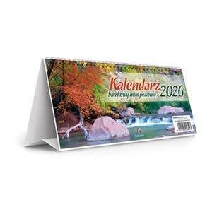 Picture of Kalendarz 2026 biurkowy mini poziomy stojący