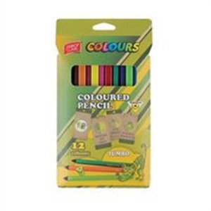 Picture of Kredki bezdrzewne Jumbo 12 sztuk