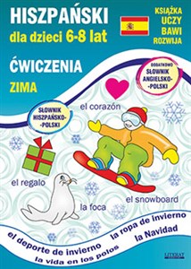 Obrazek Hiszpański dla dzieci 6-8 lat Ćwiczenia Zima