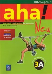 Picture of Aha!Neu 3A Podręcznik z ćwiczeniami Kurs podstawowy z płytą CD i CD-ROM Gimnazjum