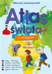 Obrazek Atlas świata z naklejkami