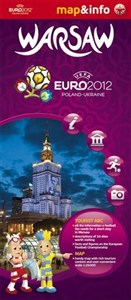 Obrazek Warsaw Warszawa Euro 2012 mapa i miniprzewodnik