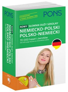 Picture of PONS Nowy słownik duży szkolny niemiecko-polski, polsko-niemiecki 70 000 haseł i zwrotów