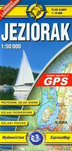 Obrazek Jeziorak mapa turystyczna 1:50 000 zgodna z GPS