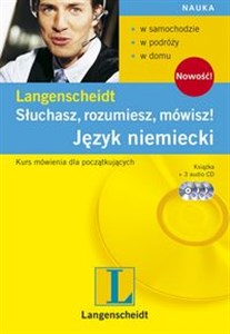 Obrazek Słuchasz rozumiesz mówisz Język niemiecki z CD Kurs mówienia dla poczatkujących