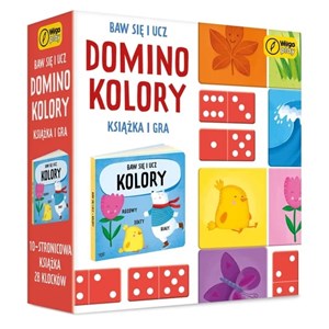 Obrazek Baw się i ucz Domino Kolory Gra i książka