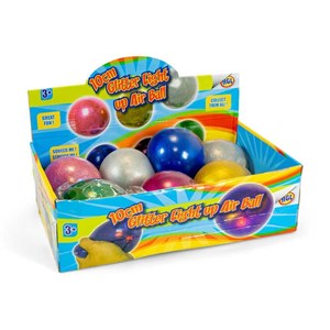 Picture of Piłeczka brokatowa ze światełkiem 10cm