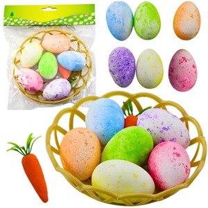 Picture of Ozdoby wielkanocne w koszyczku 7szt