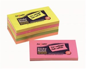 Obrazek Karteczki samoprzylepne 127x76 neon 100 mix