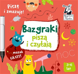 Picture of Bazgraki piszą i czytają Pisze i zmazuję! 3-6 lat