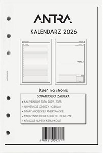 Picture of Wkład kalendarzowy 2026 A5 DNS