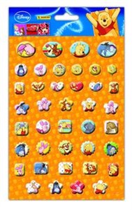 Picture of Naklejki glyptic 3D Kubuś Puchatek