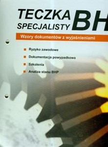 Picture of Teczka specjalisty BHP Wzory dokumentów z wyjaśnieniami z płytą CD