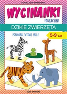 Picture of Wycinanki edukacyjne Dzikie zwierzęta Pokoloruj, wytnij, sklej. 5-9 lat. Cuda z papieru