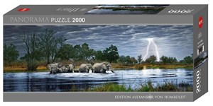 Picture of Puzzle 2000 Afryka, Stado słoni (panorama)
