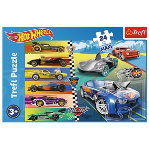 Obrazek Puzzle Maxi Szybkie Hot Wheels 24