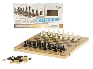 Picture of Szachy drewniane 2w1