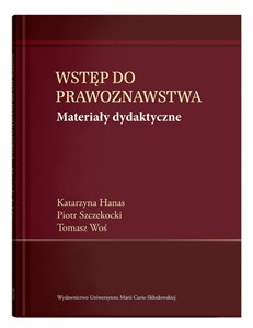 Picture of Wstęp do prawoznawstwa. Materiały dydaktyczne