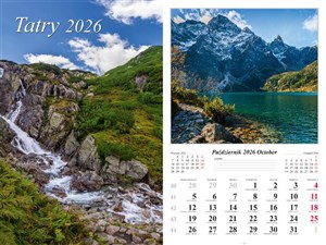 Obrazek Kalendarz 2026 ścienny 7-k Tatry
