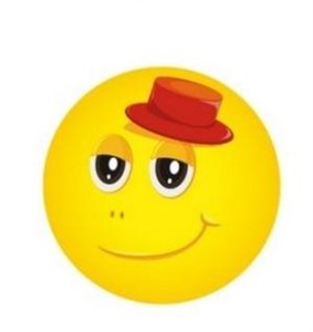 Obrazek Piłka PVC 230MM - Buźka