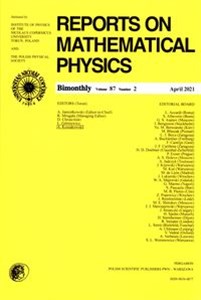 Obrazek Reports On Mathematical Physics 87/2 Eksport