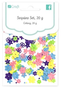 Obrazek Cekiny kwiatki 20g