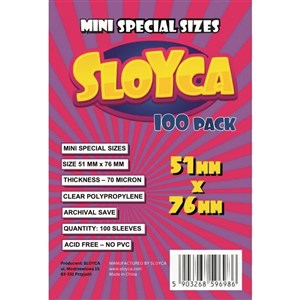 Obrazek Koszulki Mini Special 51x76mm (100szt) SLOYCA