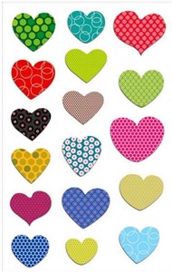 Picture of Naklejki 3D Serca MAILDOR