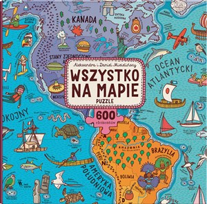 Obrazek Wszystko na mapie Puzzle 600