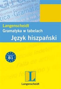 Obrazek Gramatyka w tabelach. Język hiszpański