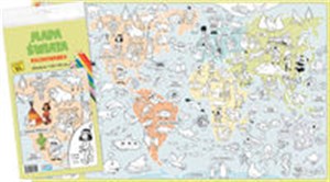 Picture of Mapa świata Kolorowanka XL 2 sztuki