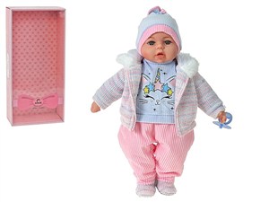 Obrazek Lalka bobas 45 cm z polskim dźwiękiem