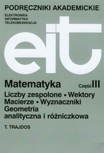 Picture of Matematyka część 3 Podręczniki akademickie