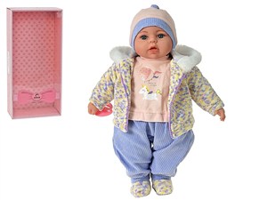 Obrazek Lalka bobas 45 cm z polskim dźwiękiem