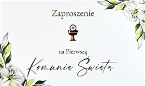 Picture of Zaproszenie Komunia (10 szt)