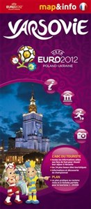 Obrazek Varsovie Warszawa Euro 2012 mapa i miniprzewodnik