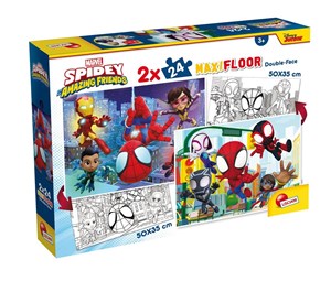 Picture of Puzzle Maxifloor Double-Face Spidey 2x24